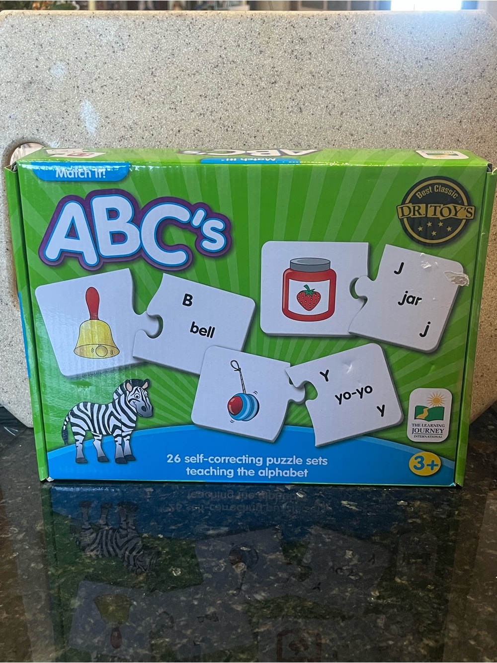 The Learning Journey ABC's Alphabet Puzzle Set - Green Kindergarten Preschool